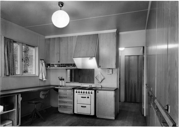 Villa Markelius, interiör, 1946.